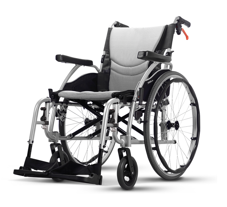 Karma Ergo 3 silver self-propelled wheelchair