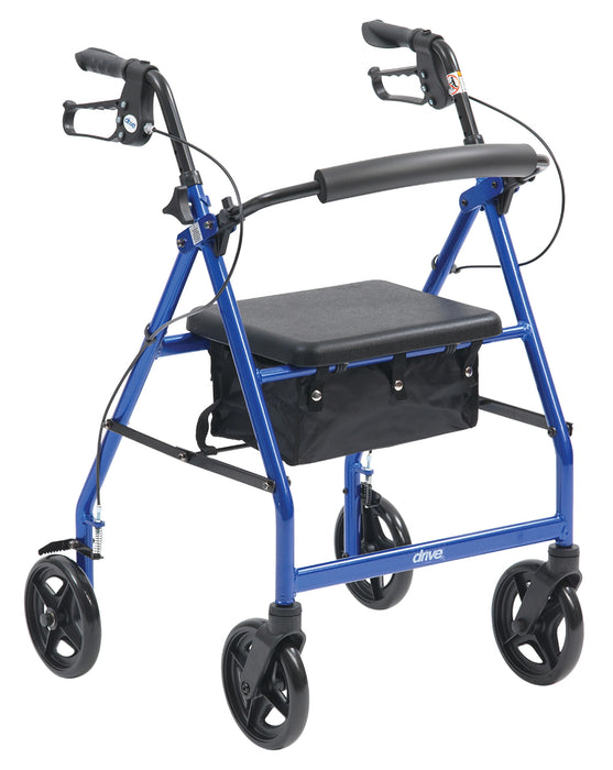 In-Store 4 wheel Rollator (Alu) Blue