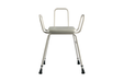 Perching Stool - Arms and Metal Back from Ulitmate Healthcare - Mobility 2 You.
