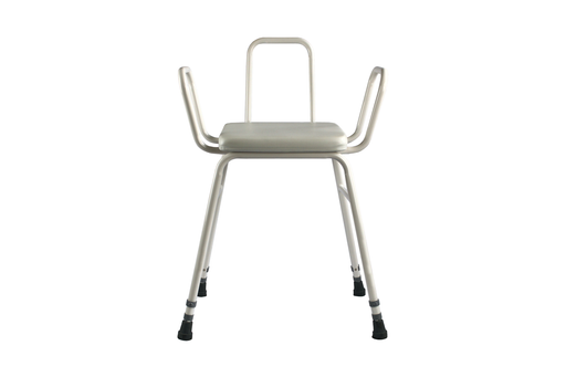 Perching Stool - Arms and Metal Back from Ulitmate Healthcare - Mobility 2 You.