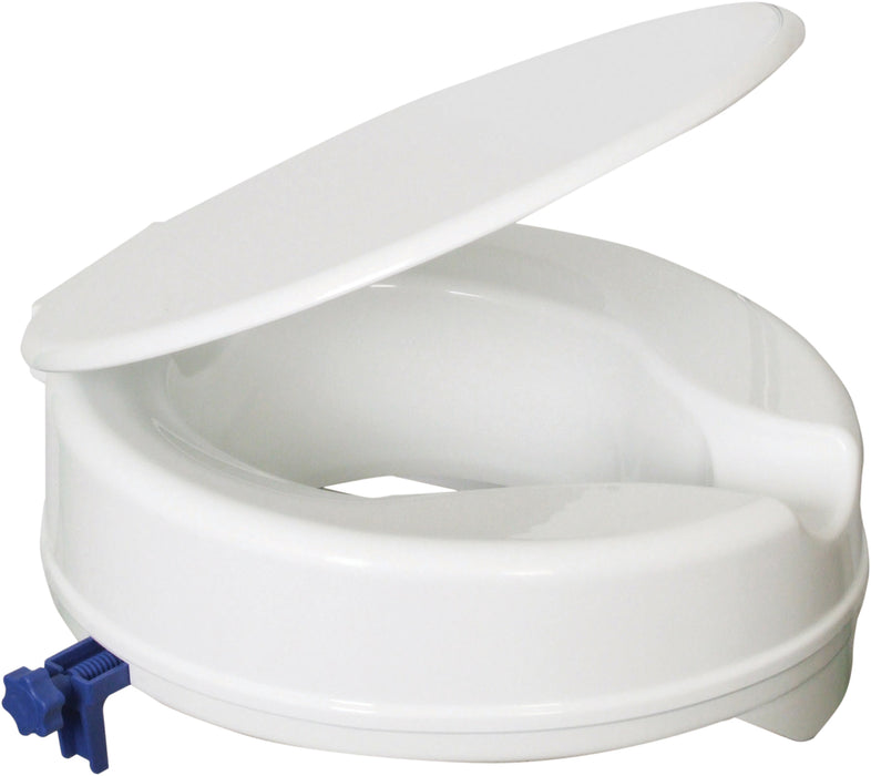 Raised Toilet Seat 4" With Lid