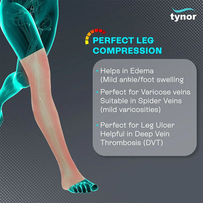 Compression Stocking Mid Thigh Classic (Pair)