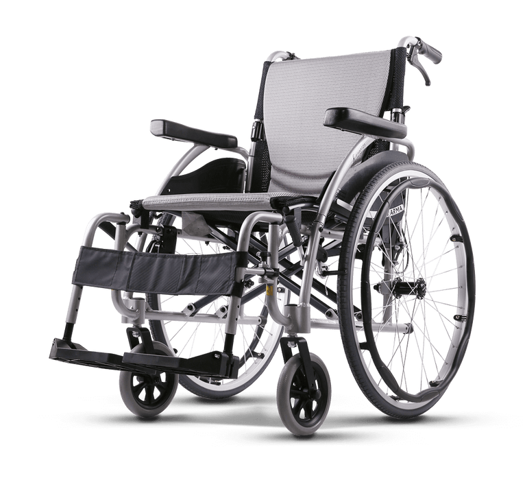 Ergo 125 Self Propel 20" Wheelchair - Silver - Karma