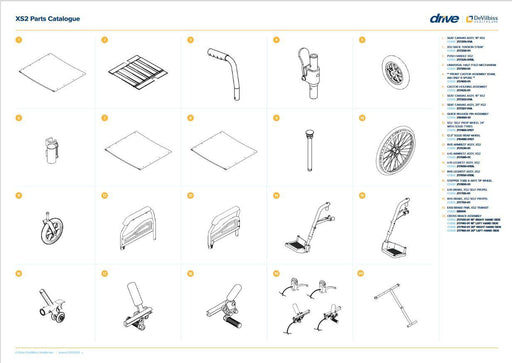 XS2 Self Propel Wheelchair (2")