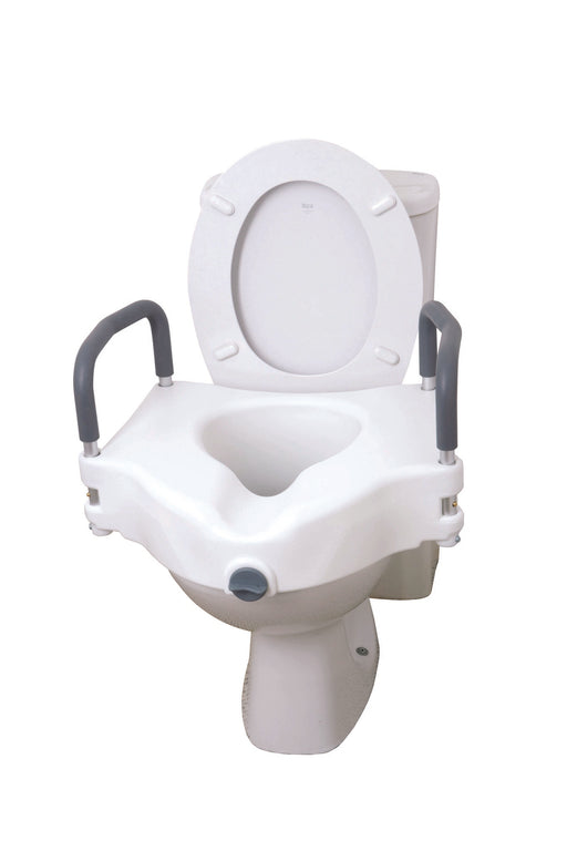 IGNORE 2 In 1 Toilet Seat With Tool Free Removable Arms - Mobility2you - discount wholesale prices - from Drive DeVilbiss Healthcare